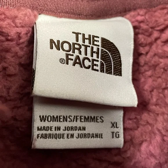 The North Face Printed Campshire Pullover Pink Camo Fleece Hoodie 2.0 size XL - Picture 12 of 12